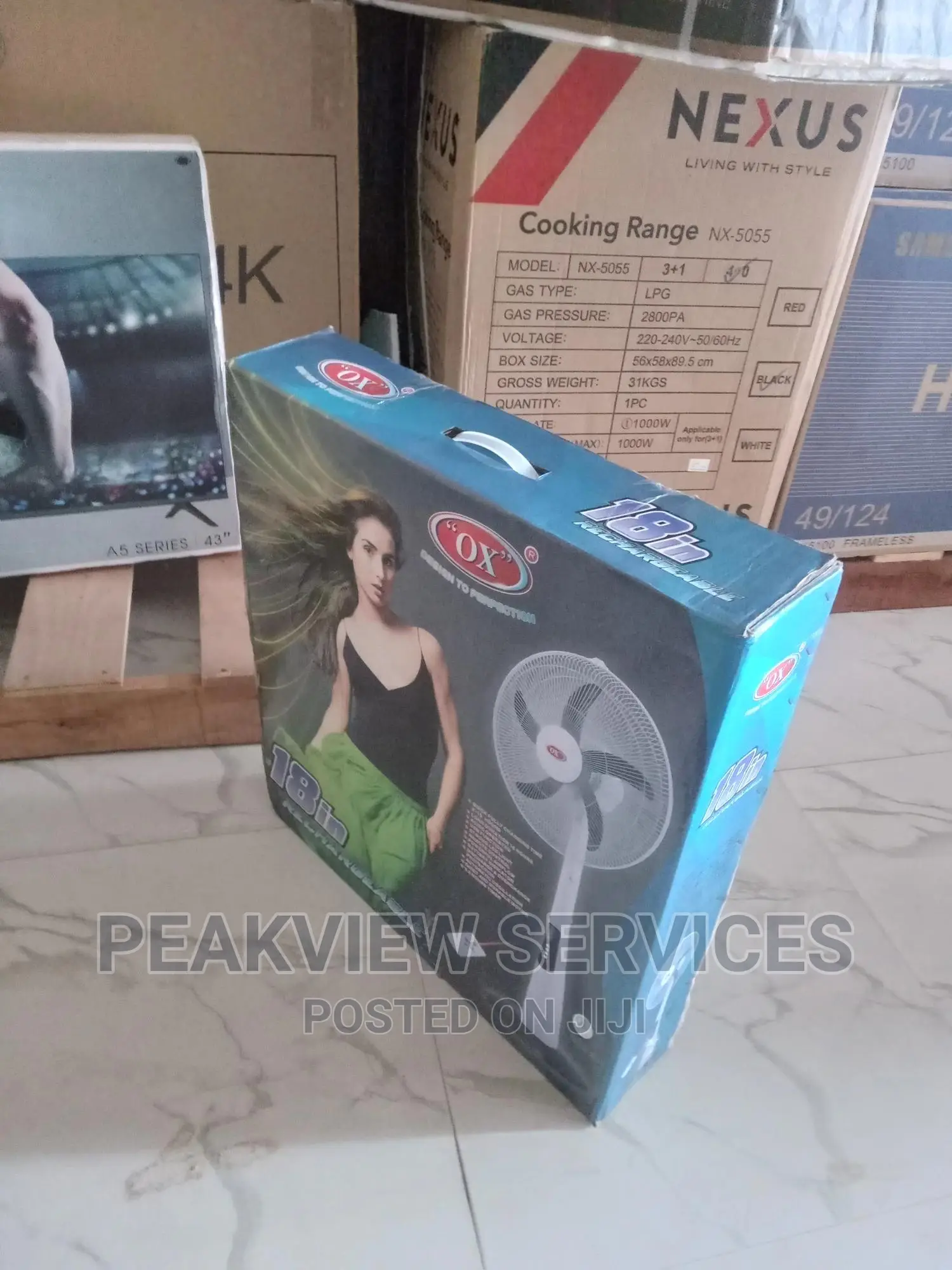 Environment Friendly OX PLUS 18'' Fan