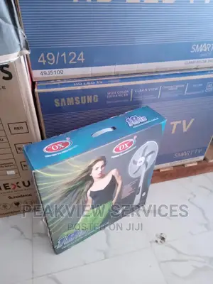 Ox-18' Inches(Brand -New) Rechargable Standing Fan