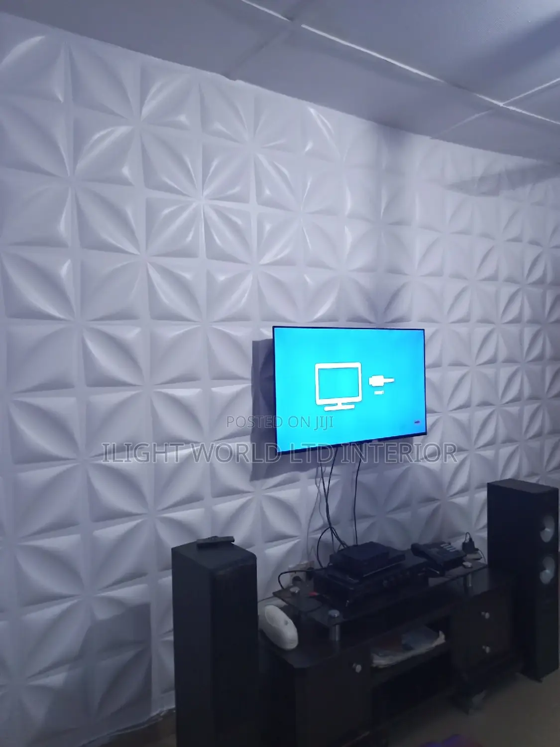 3D Panel I Light Deco
