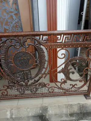 Wrought-Iron Framed Balcony Railings