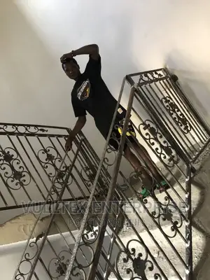 Staircase/Balcony Rails Using Wrought-Iron