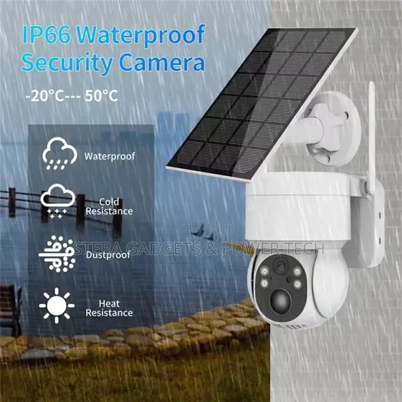 Wireless Solar Powered CCTV Camera