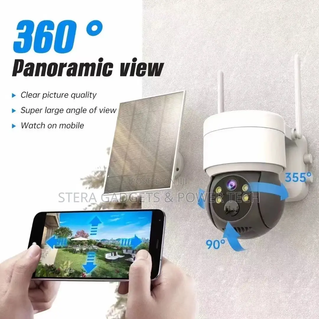 Wireless Solar Powered CCTV Camera
