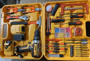 Tools Set With Cordless Drill