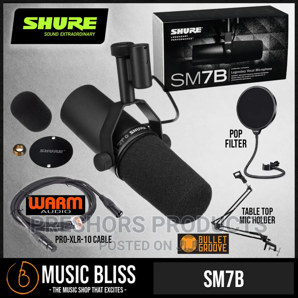 Shure Sm7b Original Dynamic Vocal Microphone