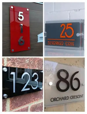 House Number Address Sign and More