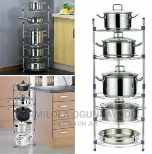 5 Tier Kitchen Pot Stand/Rack..