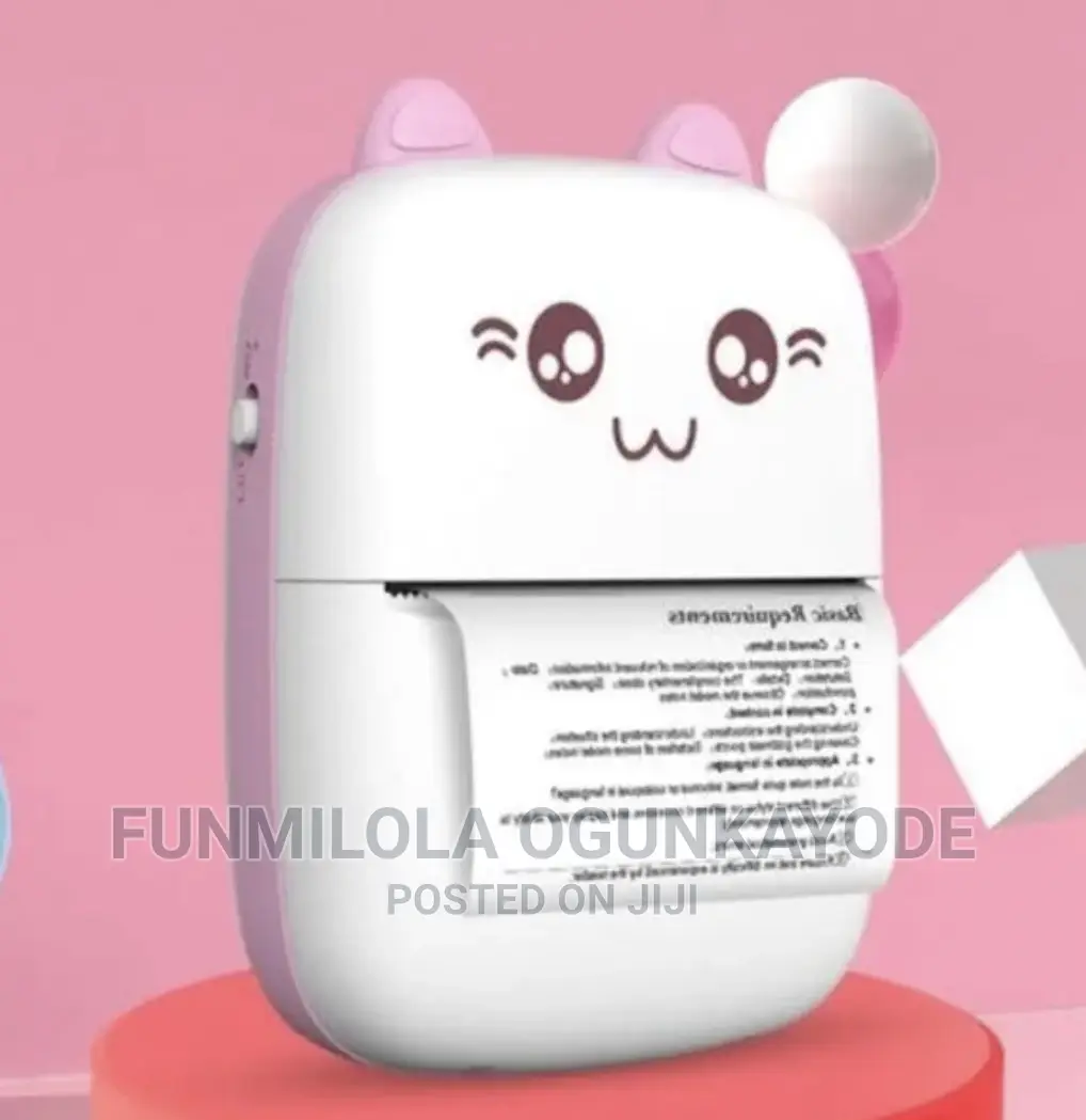 Recharge Portable Mini Printer With Accessories