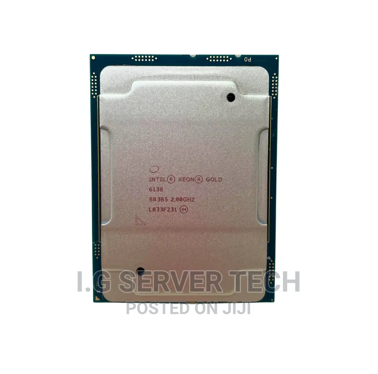 GOLD 6138 Intel Xeon Gold 6138 20-Core 2ghz