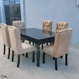 Antic Table 6 Sitter Dining Set