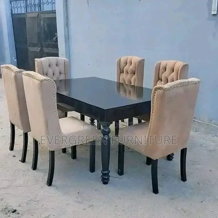 Antic Table 6 Sitter Dining Set