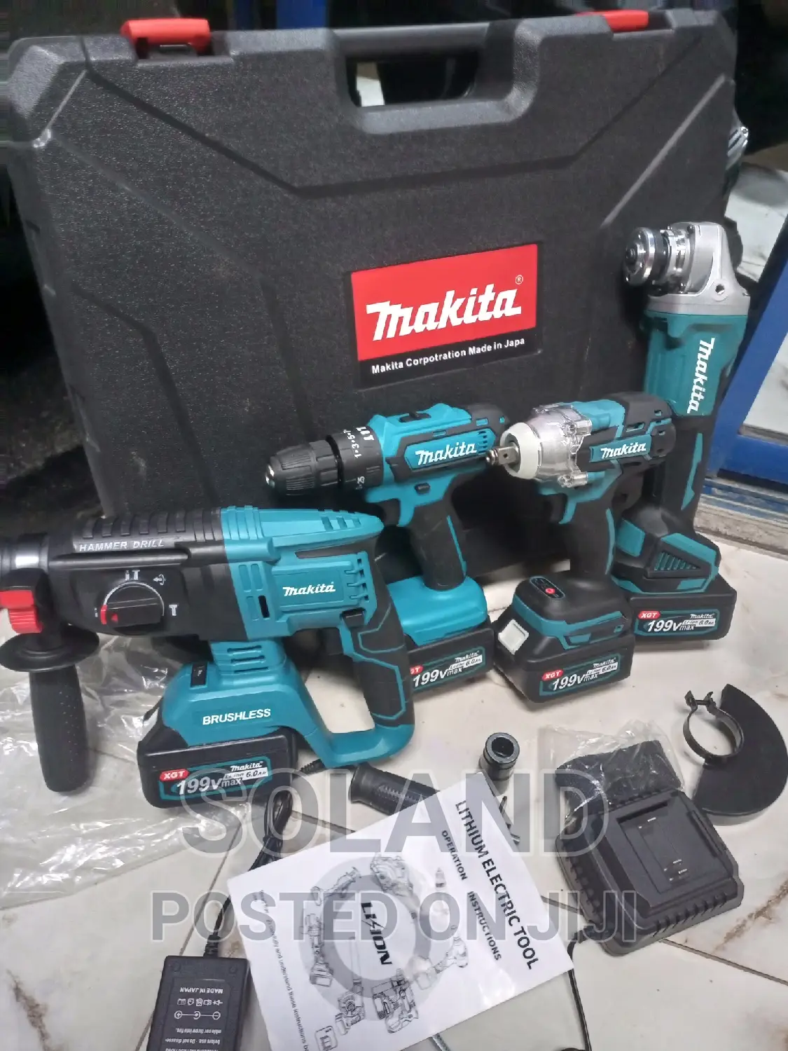 Durable 4in1 Cordless Makita Multi Purpose Hand Tools