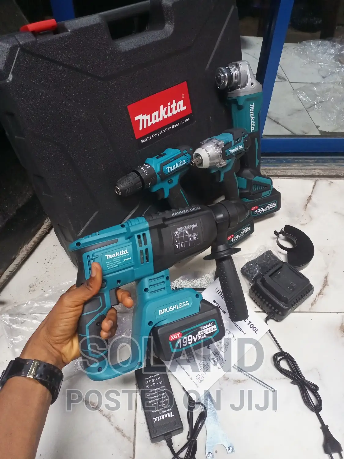Durable 4in1 Cordless Makita Multi Purpose Hand Tools