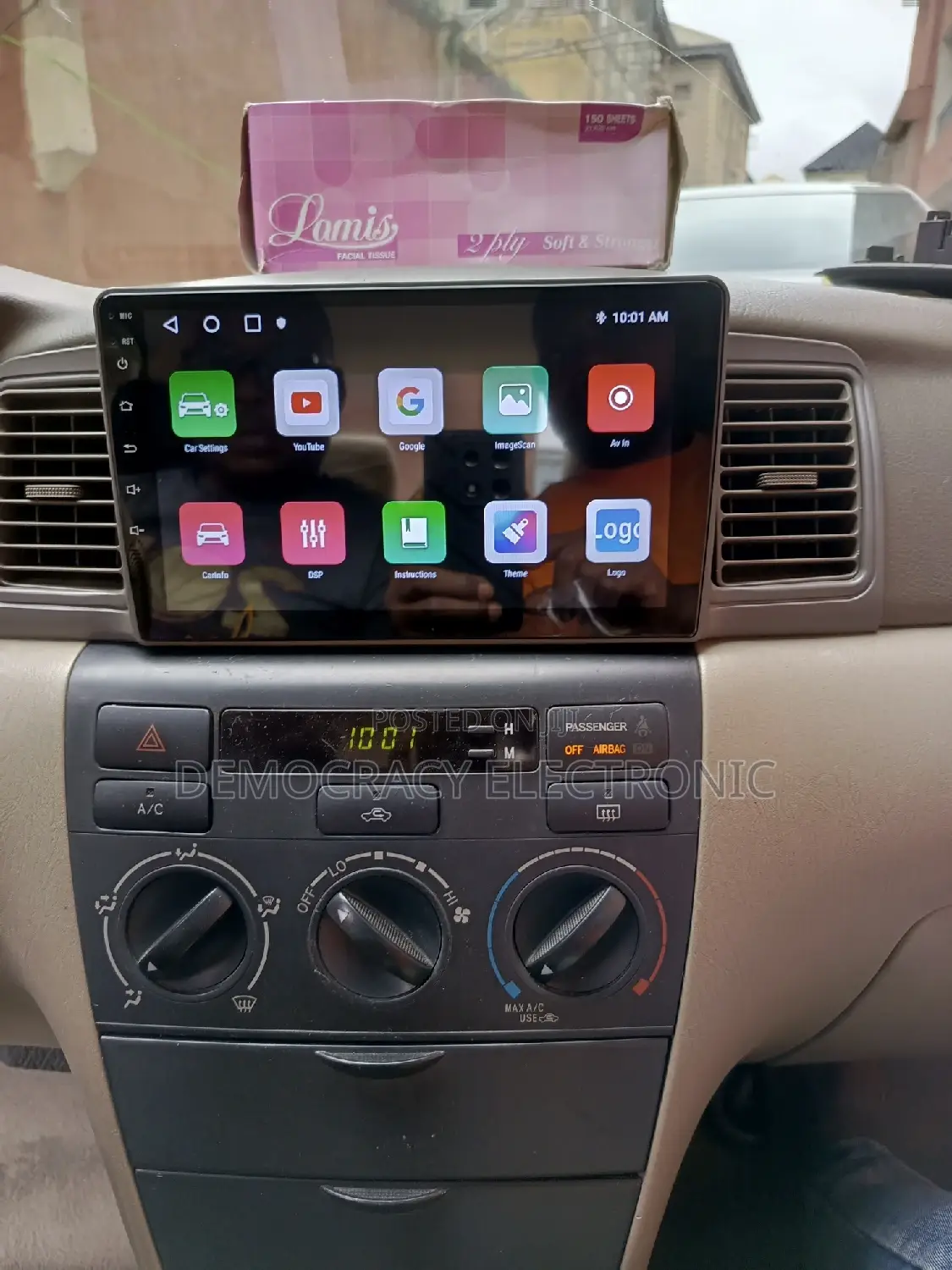 Toyota Corolla S Android Navigation Screen