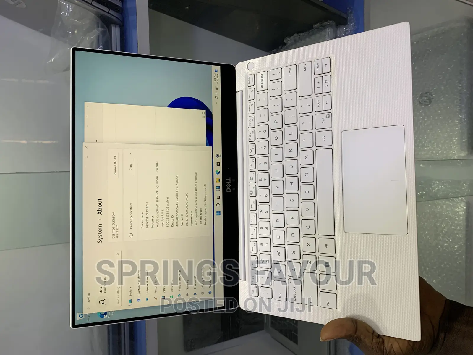 Laptop Dell XPS 13 9370 8GB Intel Core I7 SSD 256GB