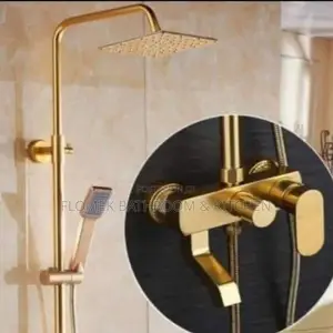 Gold Standing Shower