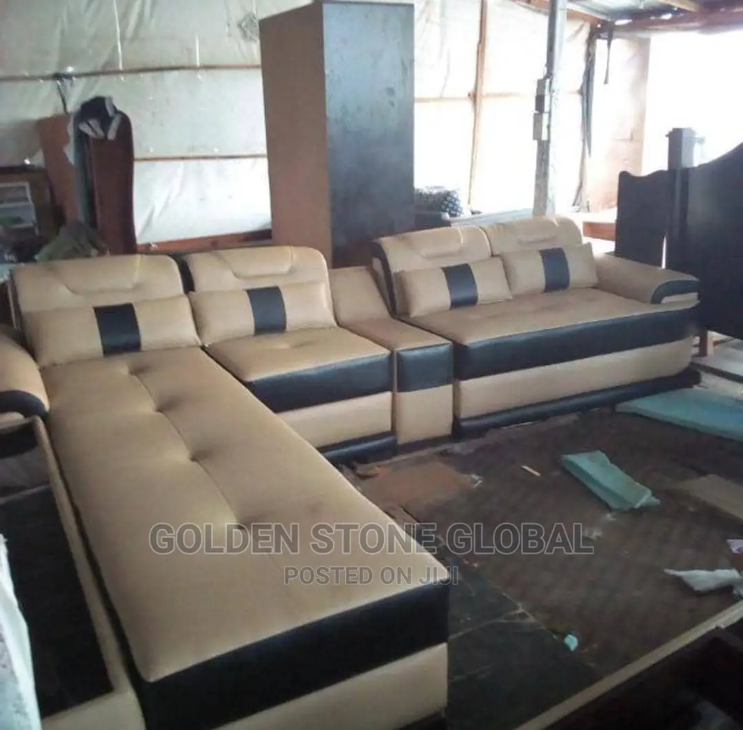 Complete Set l'Shape Sofa Couch.