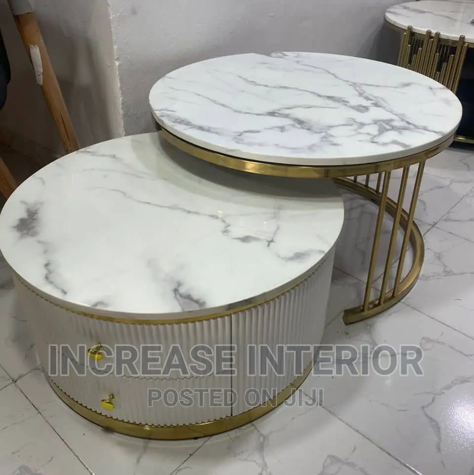Quality Marble Center Table With Drawer