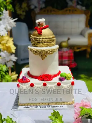 Traditional Wedding Cake in Owerri