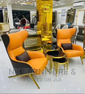 High Quality Single Sofa Chair With Sides 3in One Stools