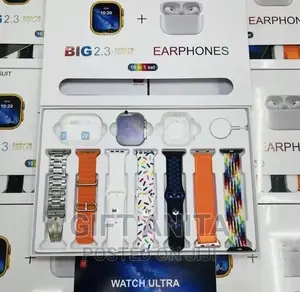 I20 Ultra Max Suit Smart Wrist Watch 10 In 1 Set