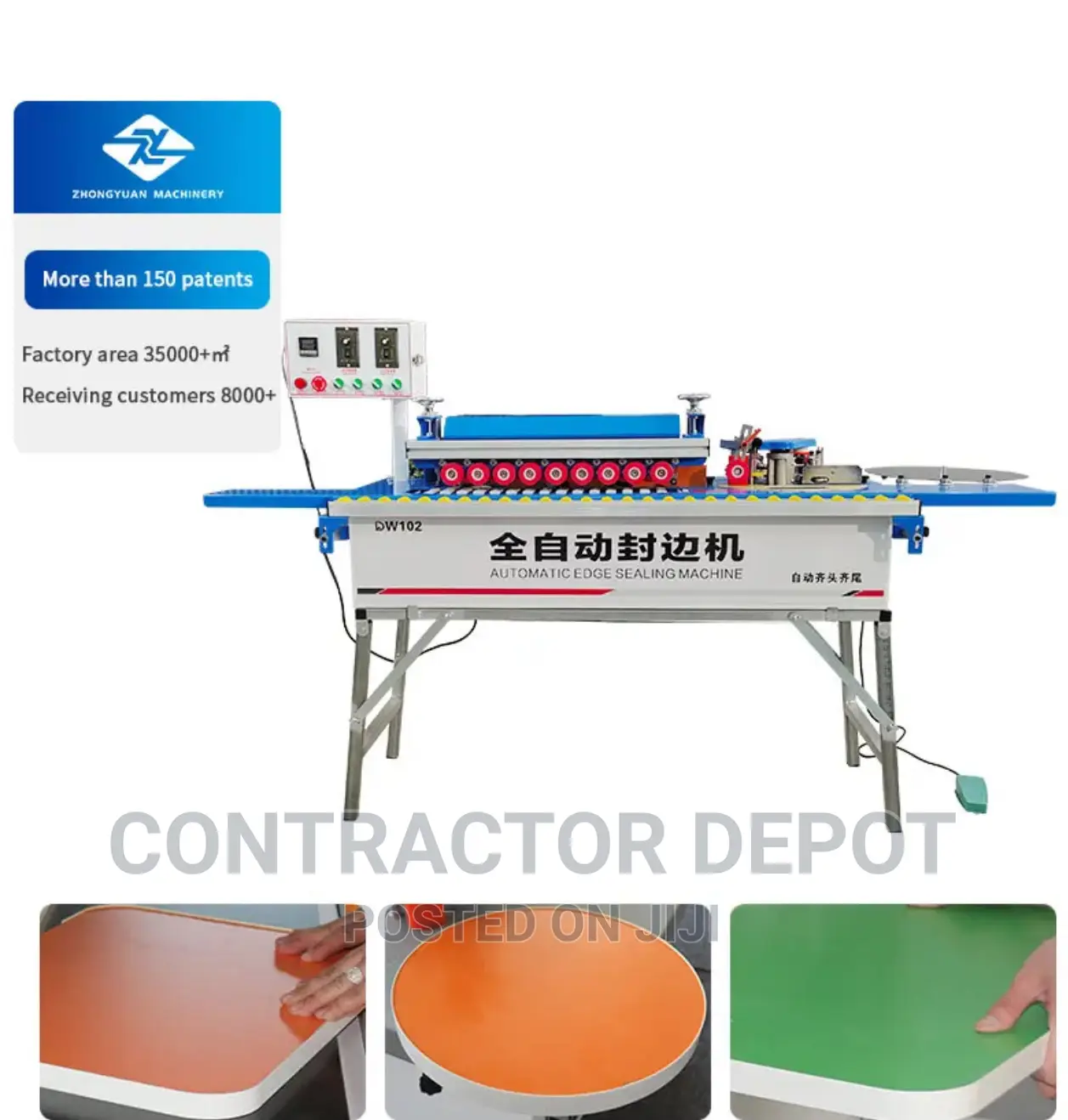 Automatic MDF Double Edge Trimer Manual Edge Banding Machine