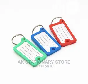 30pcs/Lot Rectangular Keycard Crystal Plastic Key Id Label