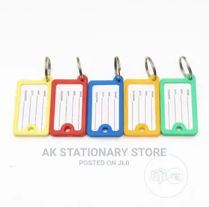 30pcs/Lot Rectangular Keycard Crystal Plastic Key Id Label