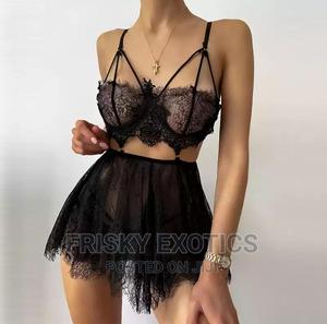 Shein Black Lingerie Gown