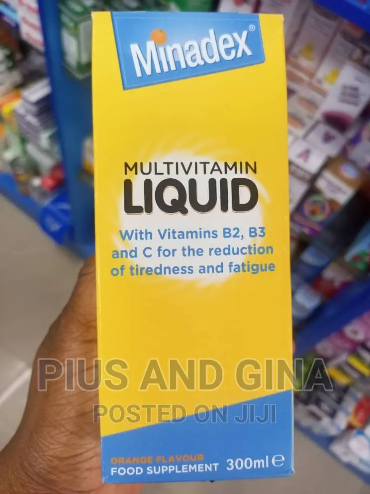 Minadex Multivitamin Liquid 300ml in Ikeja Vitamins & Supplements