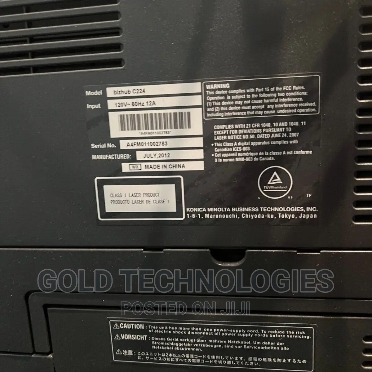 Konica Minolta Bizhub C224e Direct Image A3 Color Copier in Ikeja