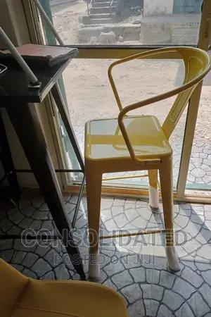Unique High Metal Stool