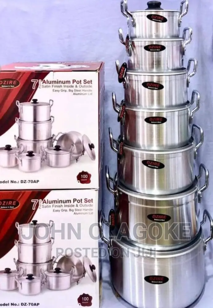 Dz70ap 7pc Thick Aluminium Pot