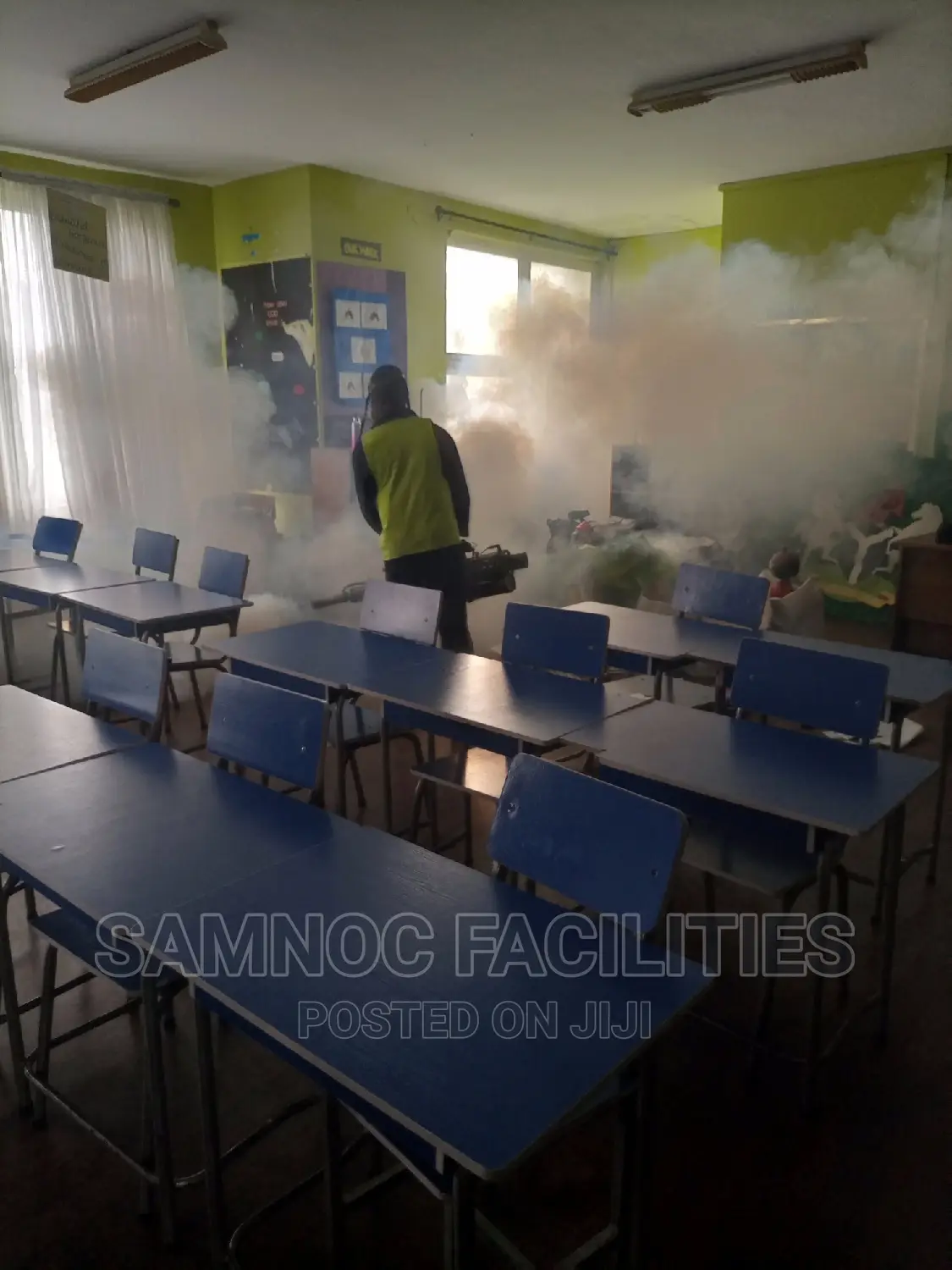 Fumigation With Fug Machine