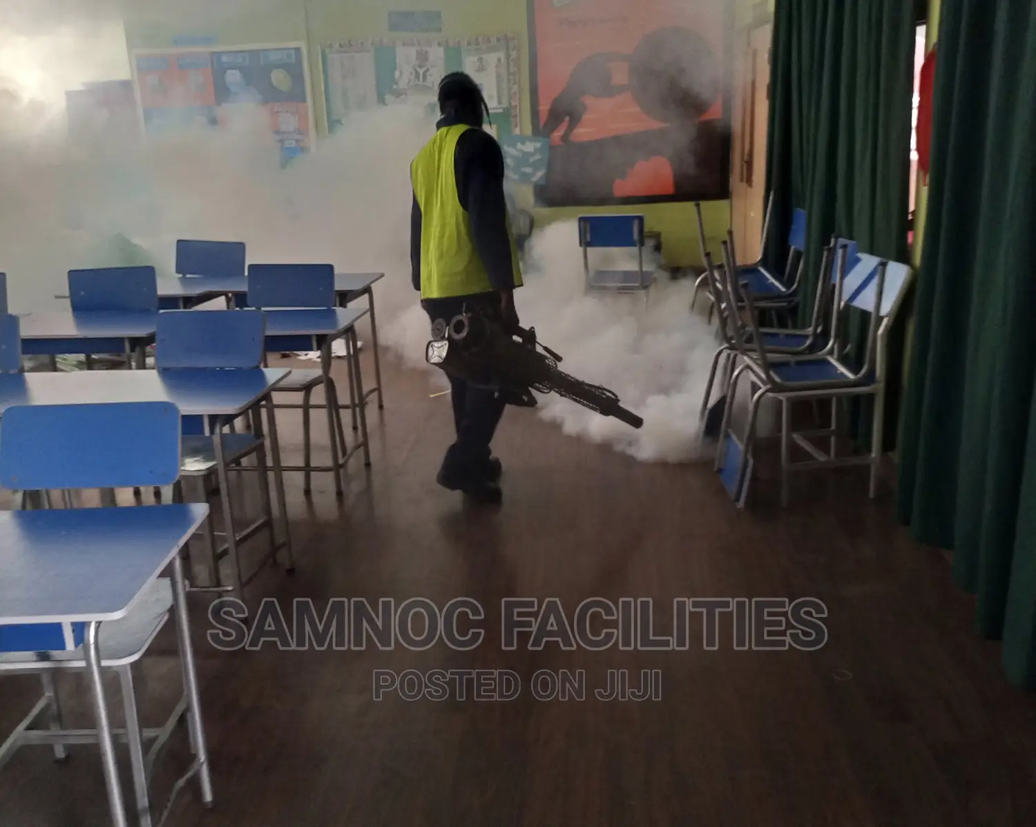 Fumigation by Expert With Fog Machine