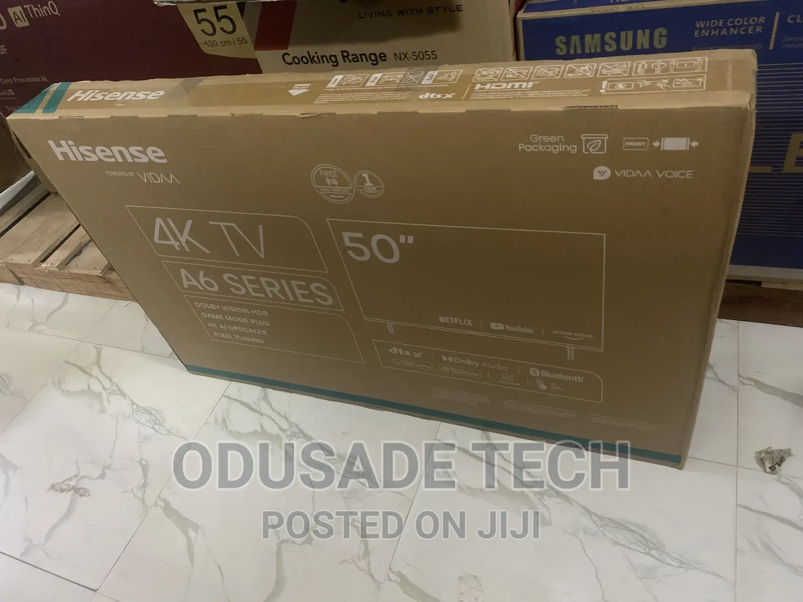 Smart Uhd Hisense 50" + Free Wall Bracket