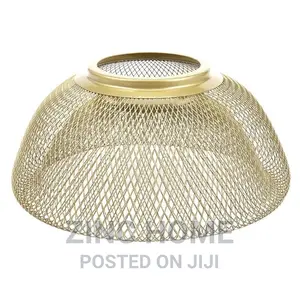 Boho Gold Iron Mesh Bowl