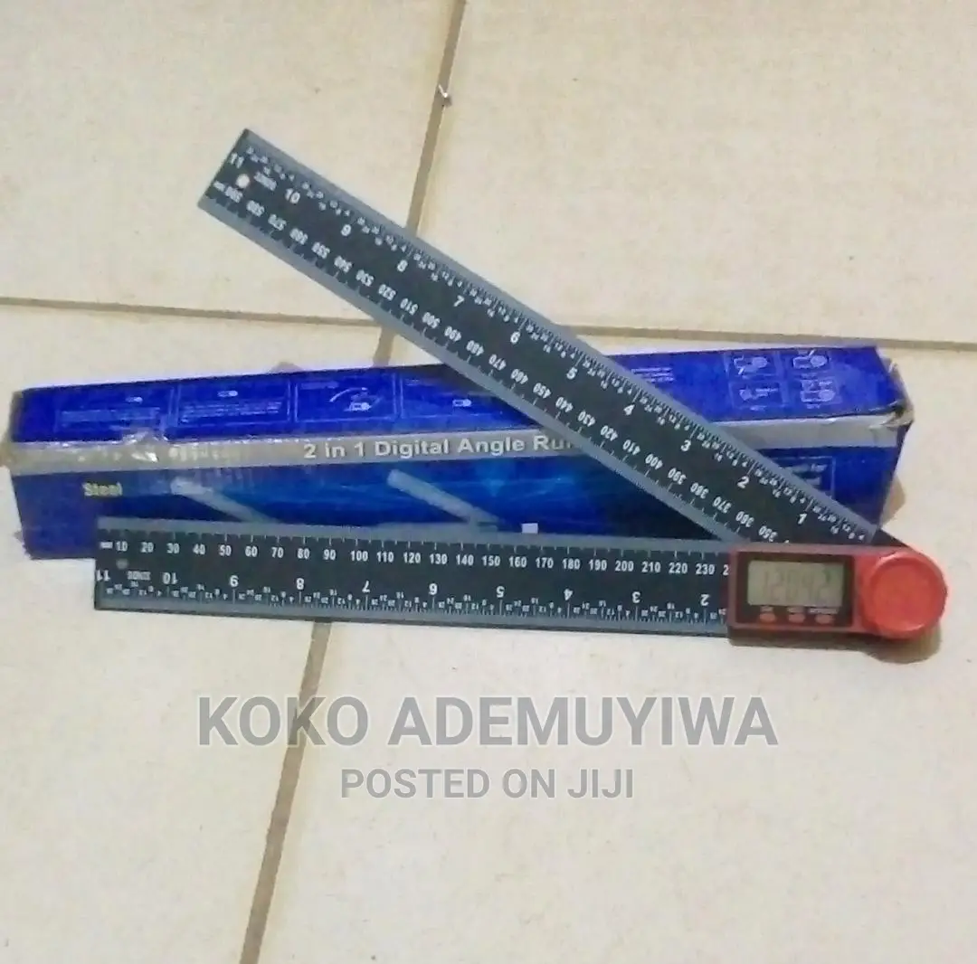 300mm (2in1) LED Digital Angle Ruler Protractor Inclinometer
