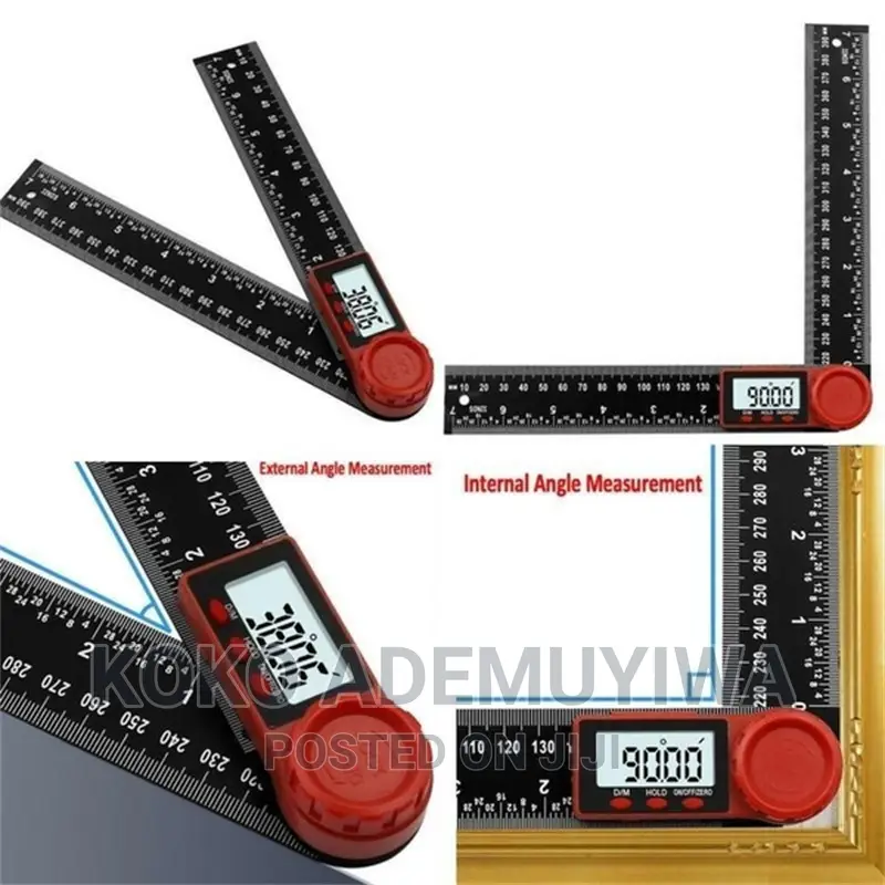 300mm (2in1) LED Digital Angle Ruler Protractor Inclinometer
