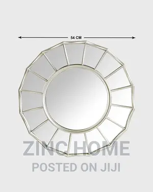Daisy Champange Silver Mirror