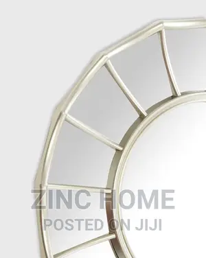 Daisy Champange Silver Mirror