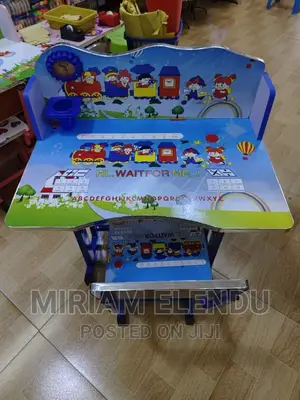 Kids Adjustable Study Table and Chair Set
