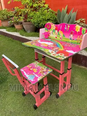 Kids Adjustable Study Table and Chair Set