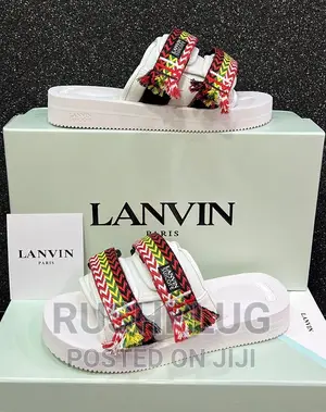 Luxury Lanvin Dope Slides