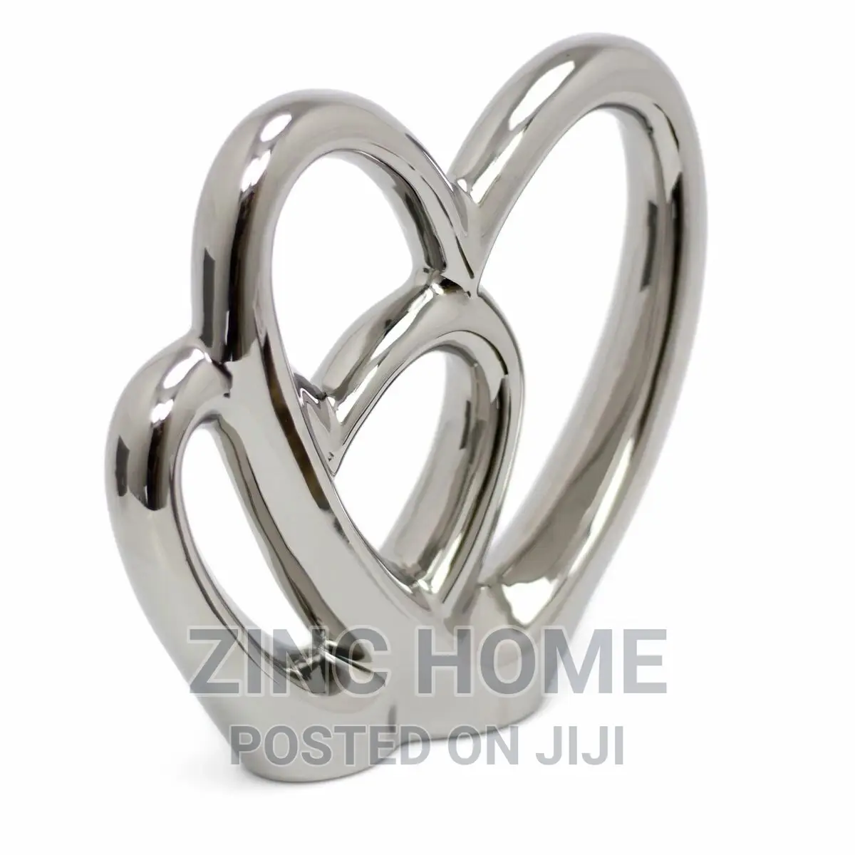 Silver Double Ornament - Small