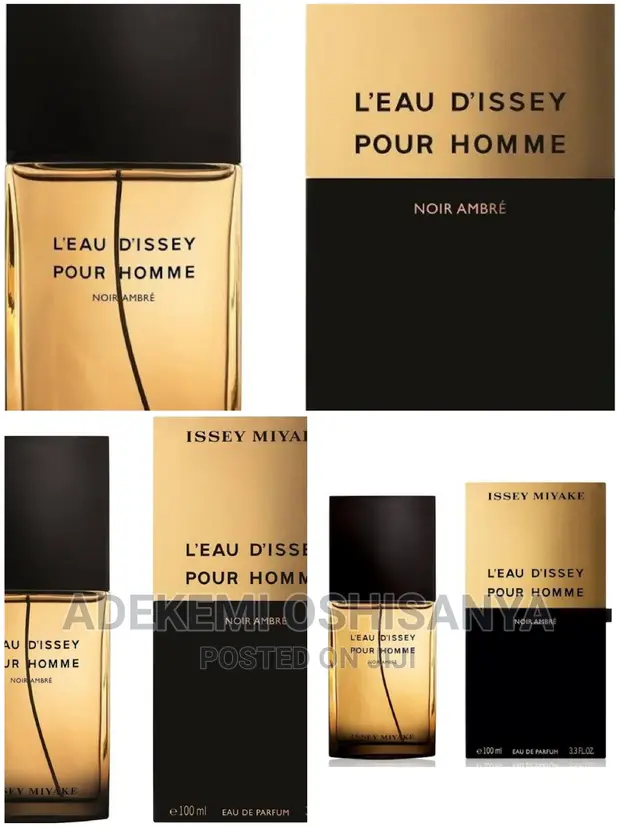 ISSEY MIYAKE l'Eau d'Issey Pour Homme Noir Ambre EDP 100ml in