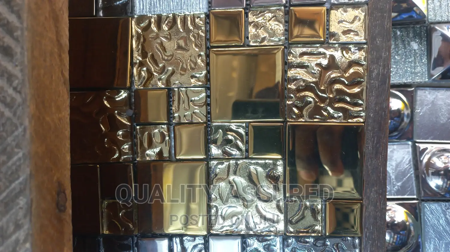 Mosaic Tiles Gold