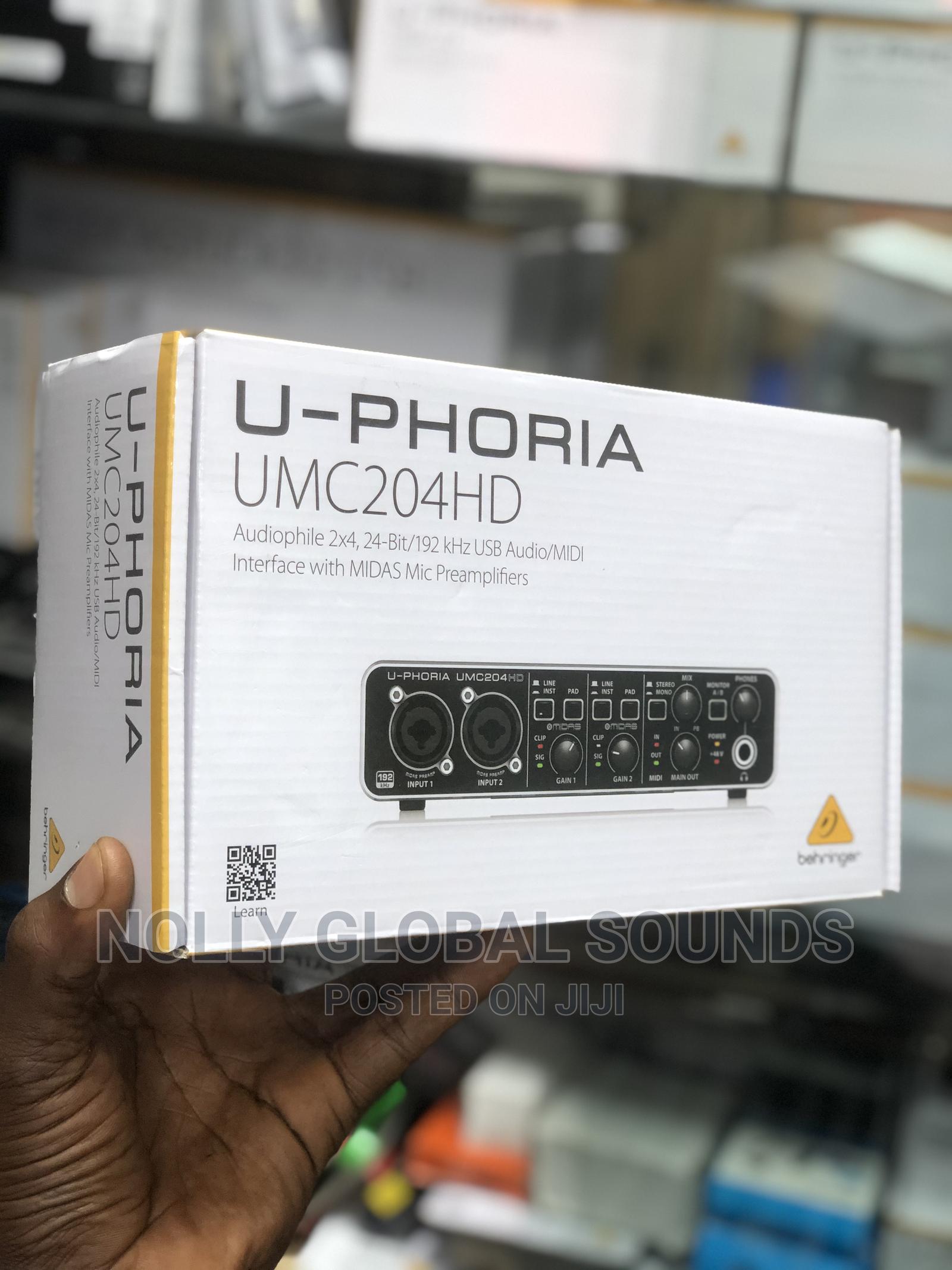 Behringer Uphoria UMC204HD Soundcard