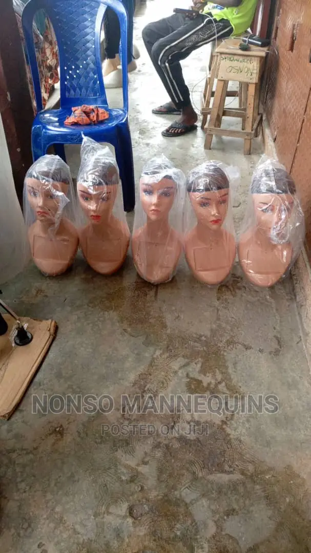 Plastic Dummy Head for Wigs