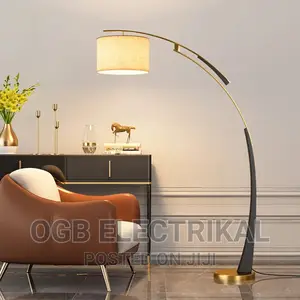 Metal Fabric Standing Lamp
